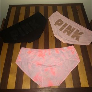 NWOT PINK Victoria Secret Underwear Bundle